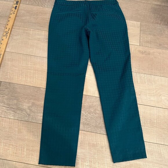 OLD NAVY PIXIE PANTS GREEN ANKLE 6 REGULAR WOMENS - Picture 10 of 11